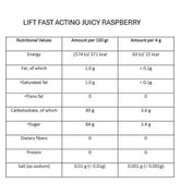 Lift Glucose Tablets Juicy Raspberry - 10 Tablets